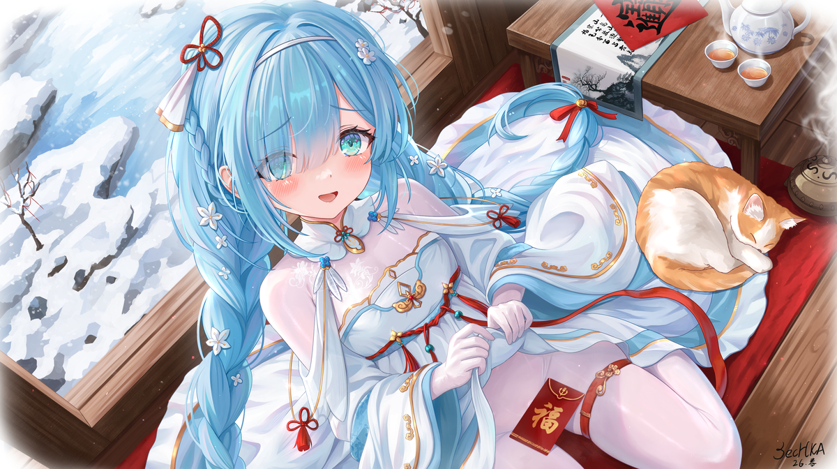 This is a pixiv picture whose title is 2026春.