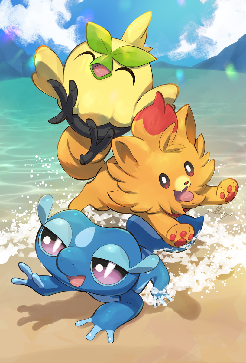 This is a pixiv picture whose title is ポケモン30周年本当におめでとう！.