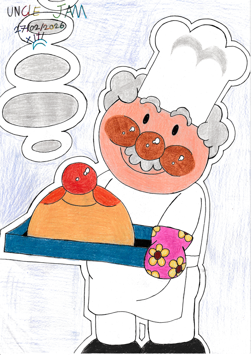 This is a pixiv picture whose title is アンクルジャム 🍞🧁🍪🍡👨‍🍳❤️✨😊🎨🌈.