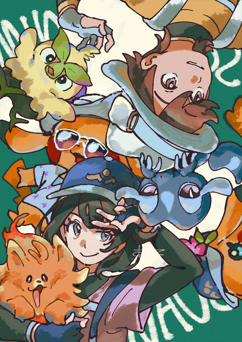 This is a pixiv picture whose title is ポケモン風波!!!.