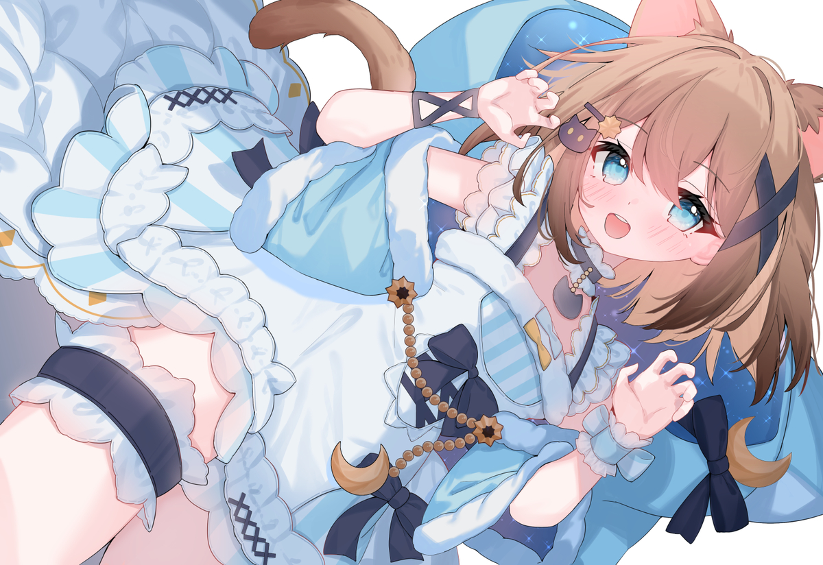 This is a pixiv picture whose title is 2月のskeb.