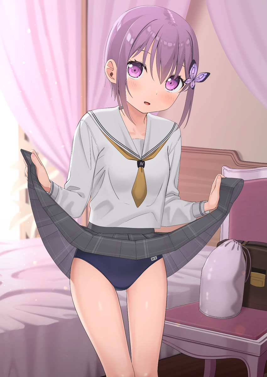 This is a pixiv picture whose title is あの子のサンカクin 2月.