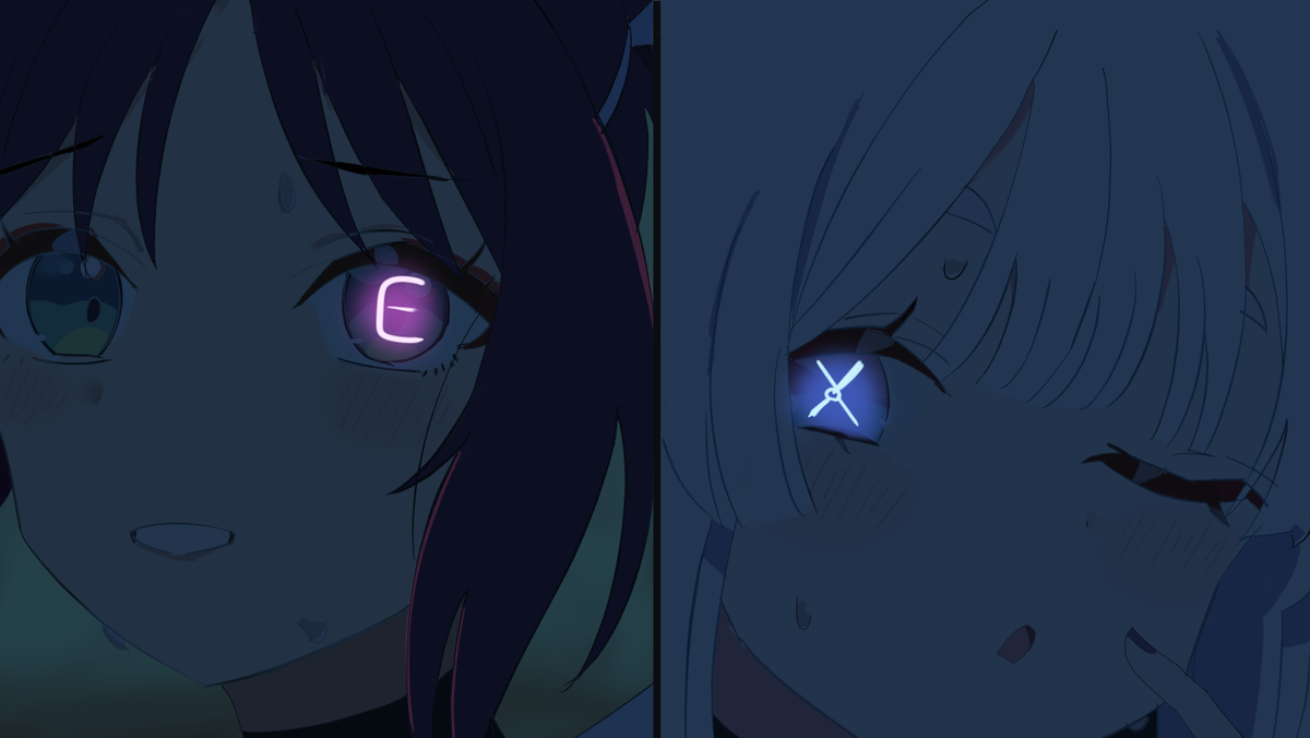 This is a pixiv picture whose title is いろP × ヤチヨ (Ex-Otogibanashi).