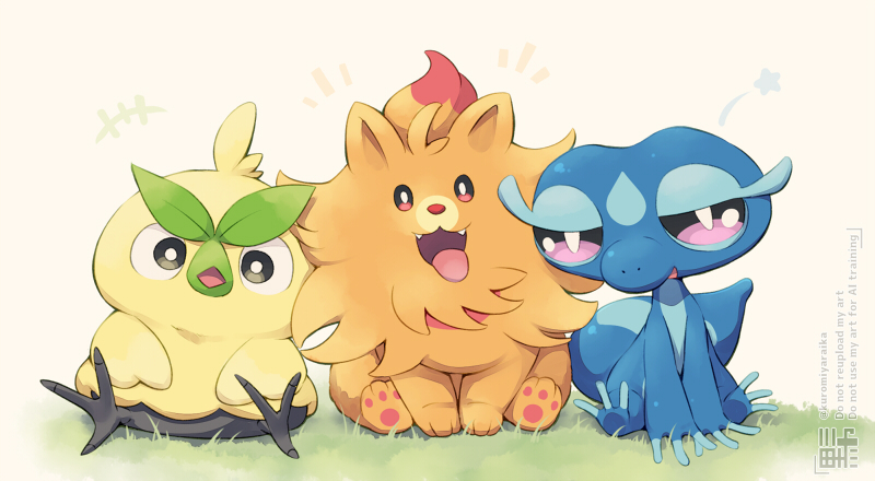 This is a pixiv picture whose title is 風波御三家.