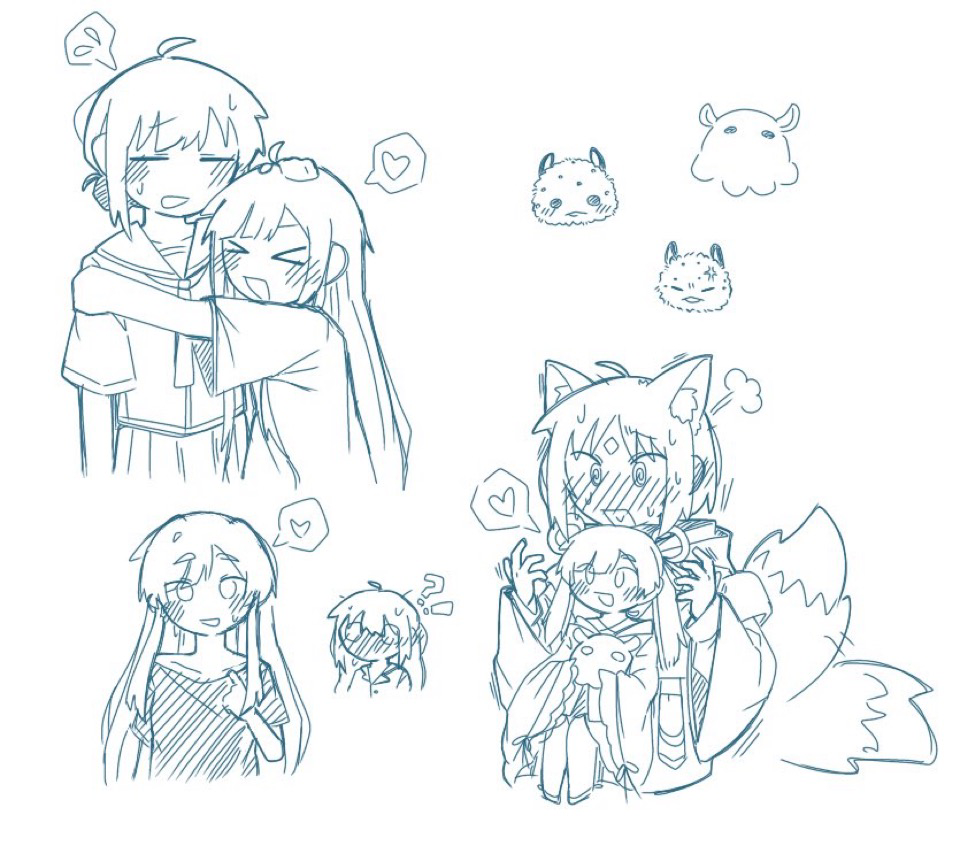 This is a pixiv picture whose title is 2月に描いた絵(ちょびっと) 超かぐや姫.