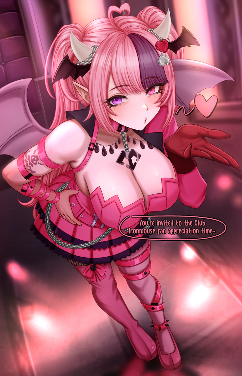 This is a pixiv picture whose title is Commission Ironmouse part1.