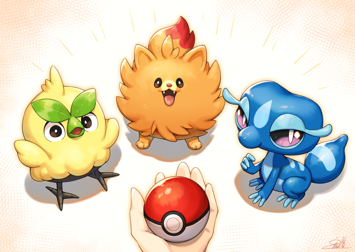 This is a pixiv picture whose title is 風波御三家.