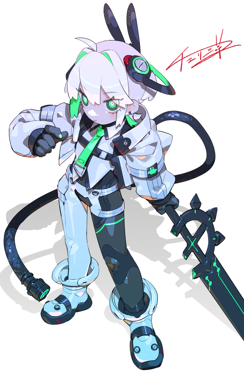 This is a pixiv picture whose title is 💚.