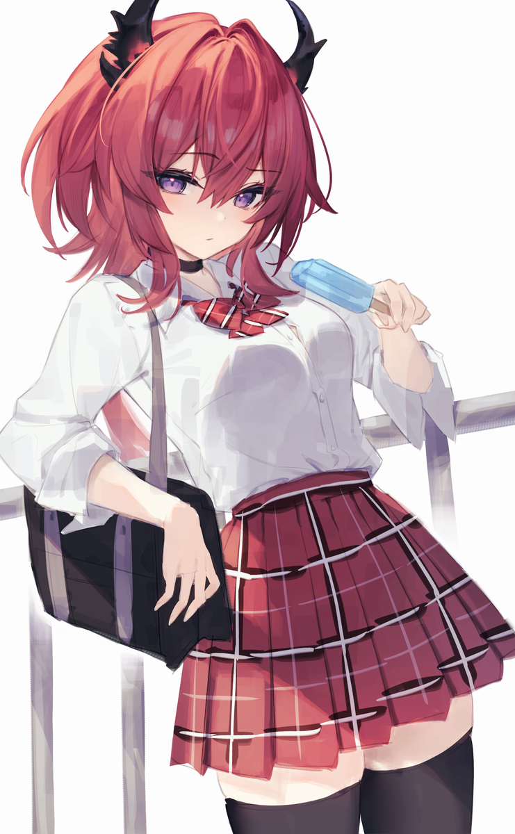 This is a pixiv picture whose title is 制服レーヴァテインさん.