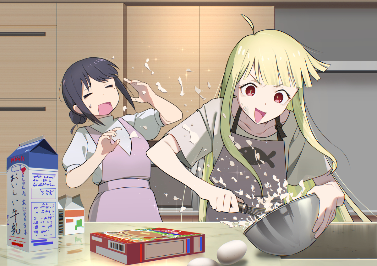 This is a pixiv picture whose title is パンケーキ食べたい.