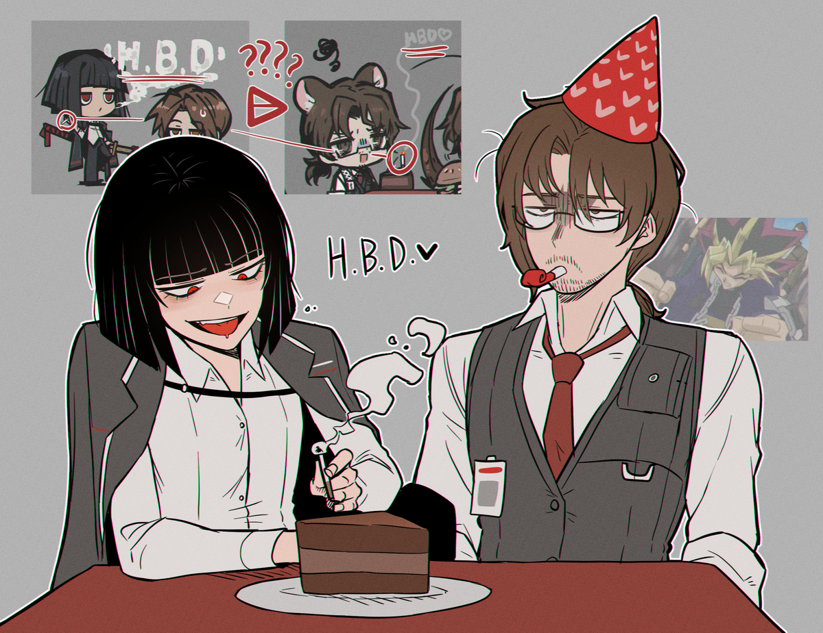 This is a pixiv picture whose title is 벌털생일.