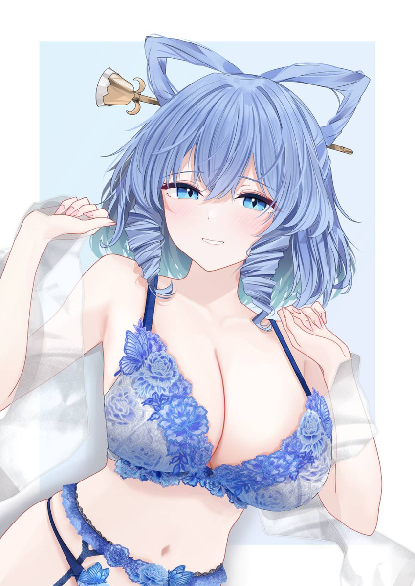 This is a pixiv picture whose title is 青娥.