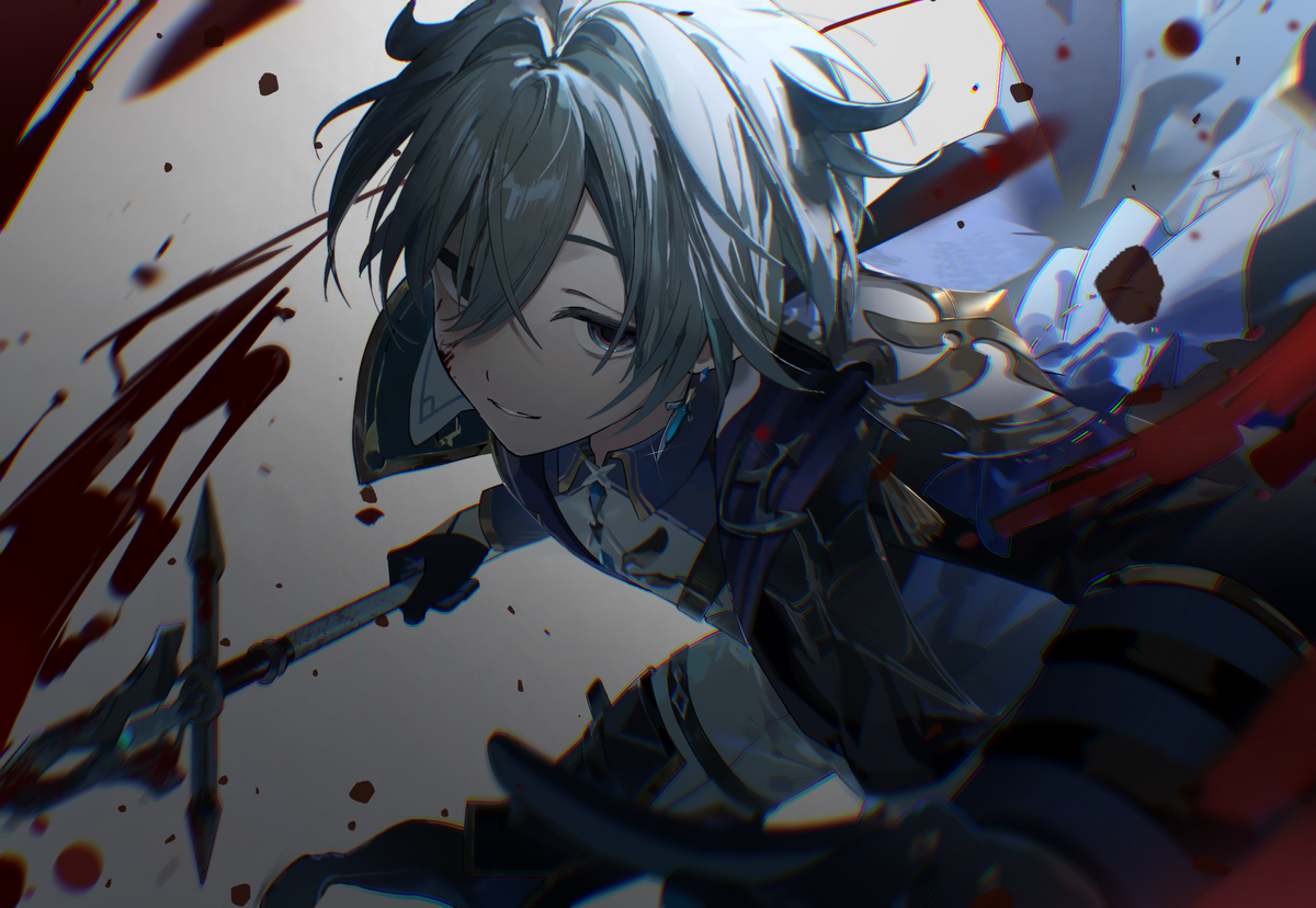 This is a pixiv picture whose title is ローエン.