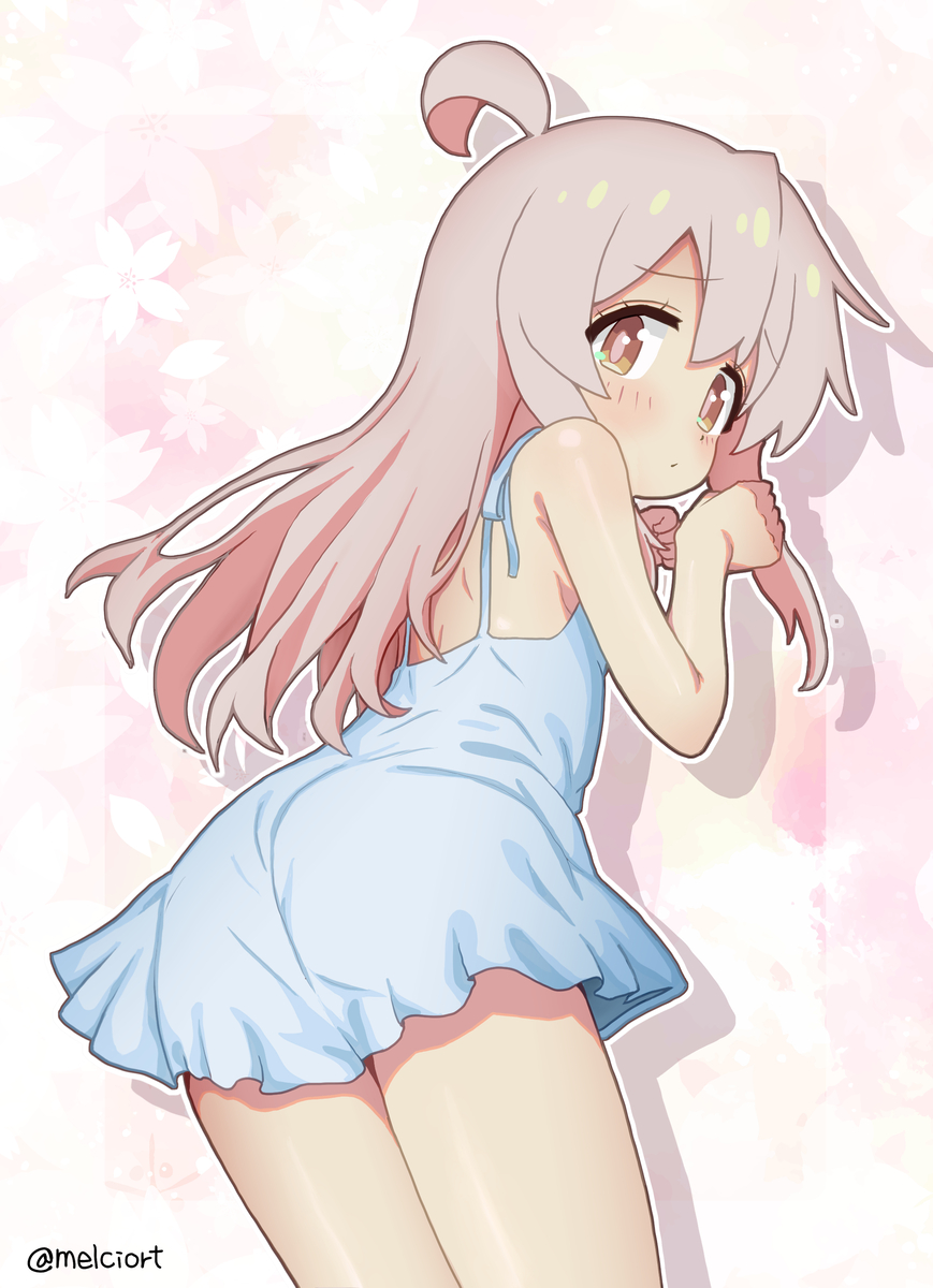 This is a pixiv picture whose title is もう春 まひろちゃん.