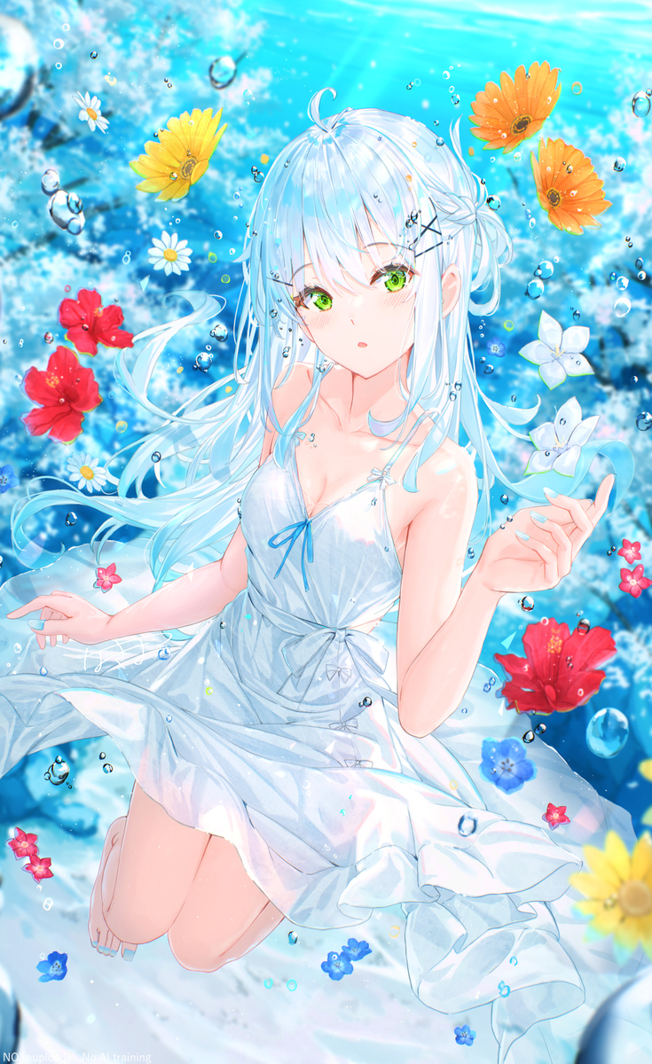 This is a pixiv picture whose title is フラワーアクアリウム.