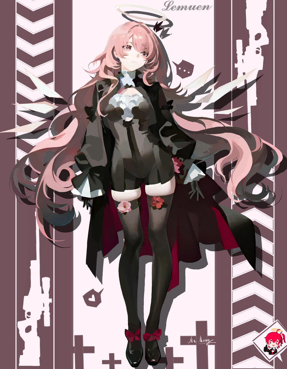 This is a pixiv picture whose title is 蕾缪安，但是新时装.