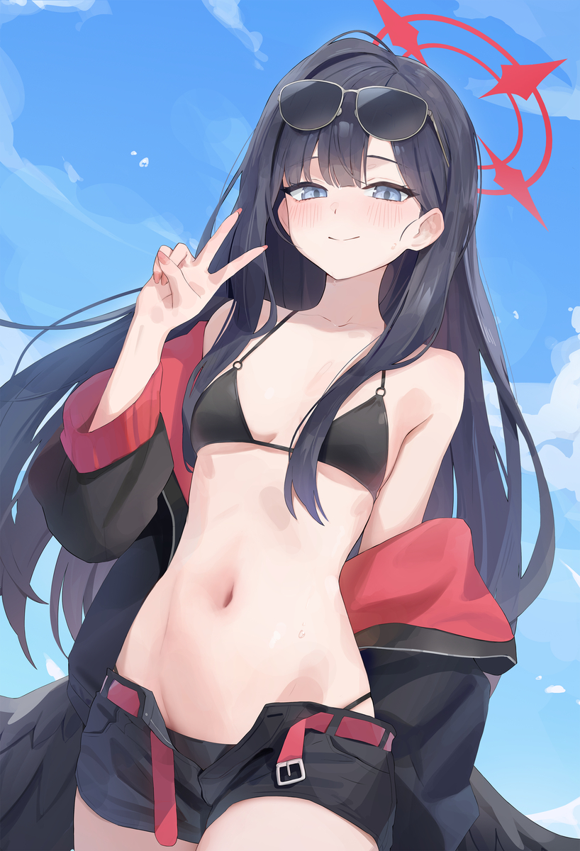 This is a pixiv picture whose title is ✌('ω').