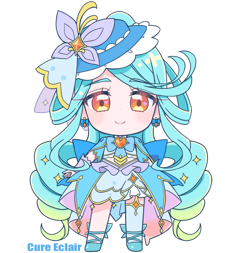 This is a pixiv picture whose title is 名探偵プリキュア　キュアエクレール.