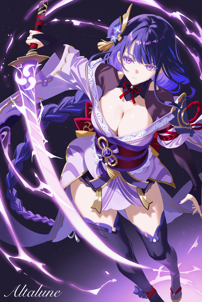 This is a pixiv picture whose title is 2026年3月-雷電.