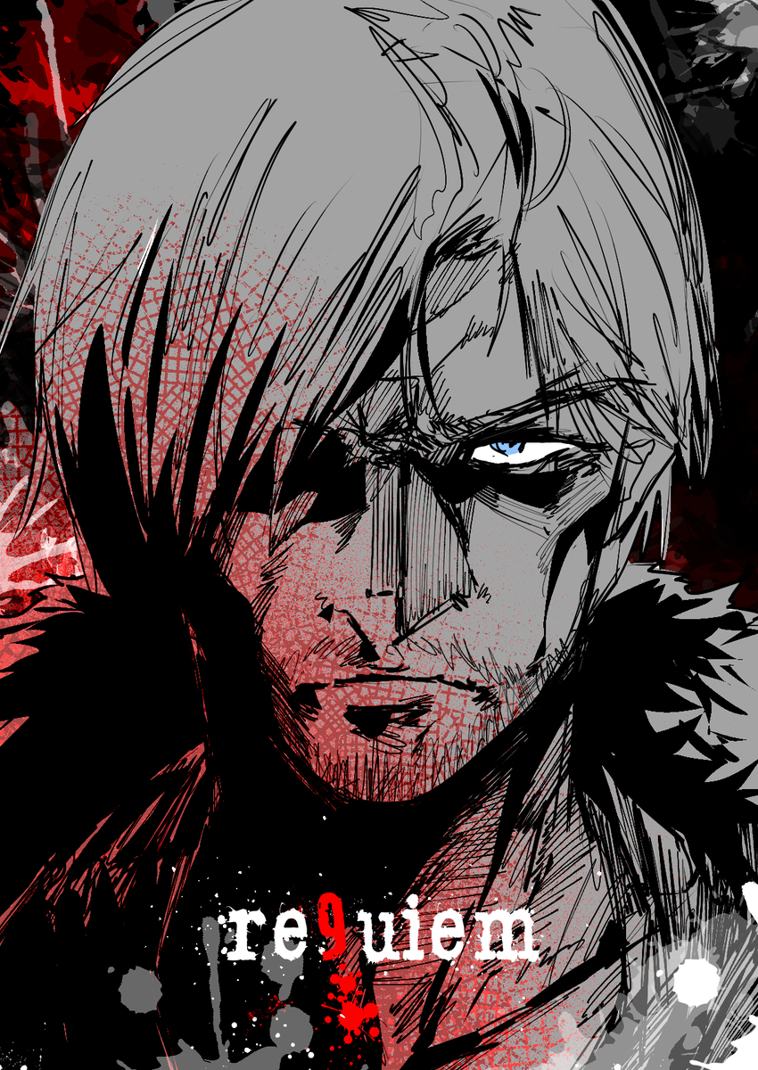 This is a pixiv picture whose title is re"9"uiem.