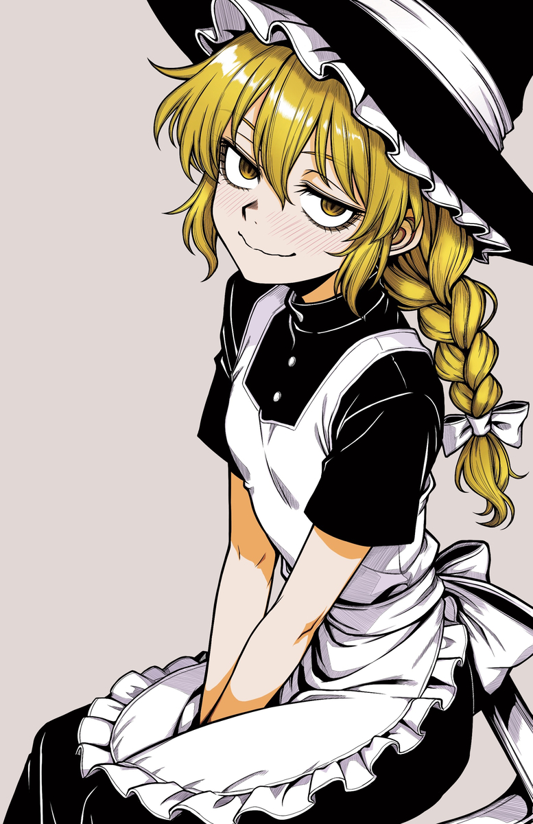 This is a pixiv picture whose title is 魔理沙.
