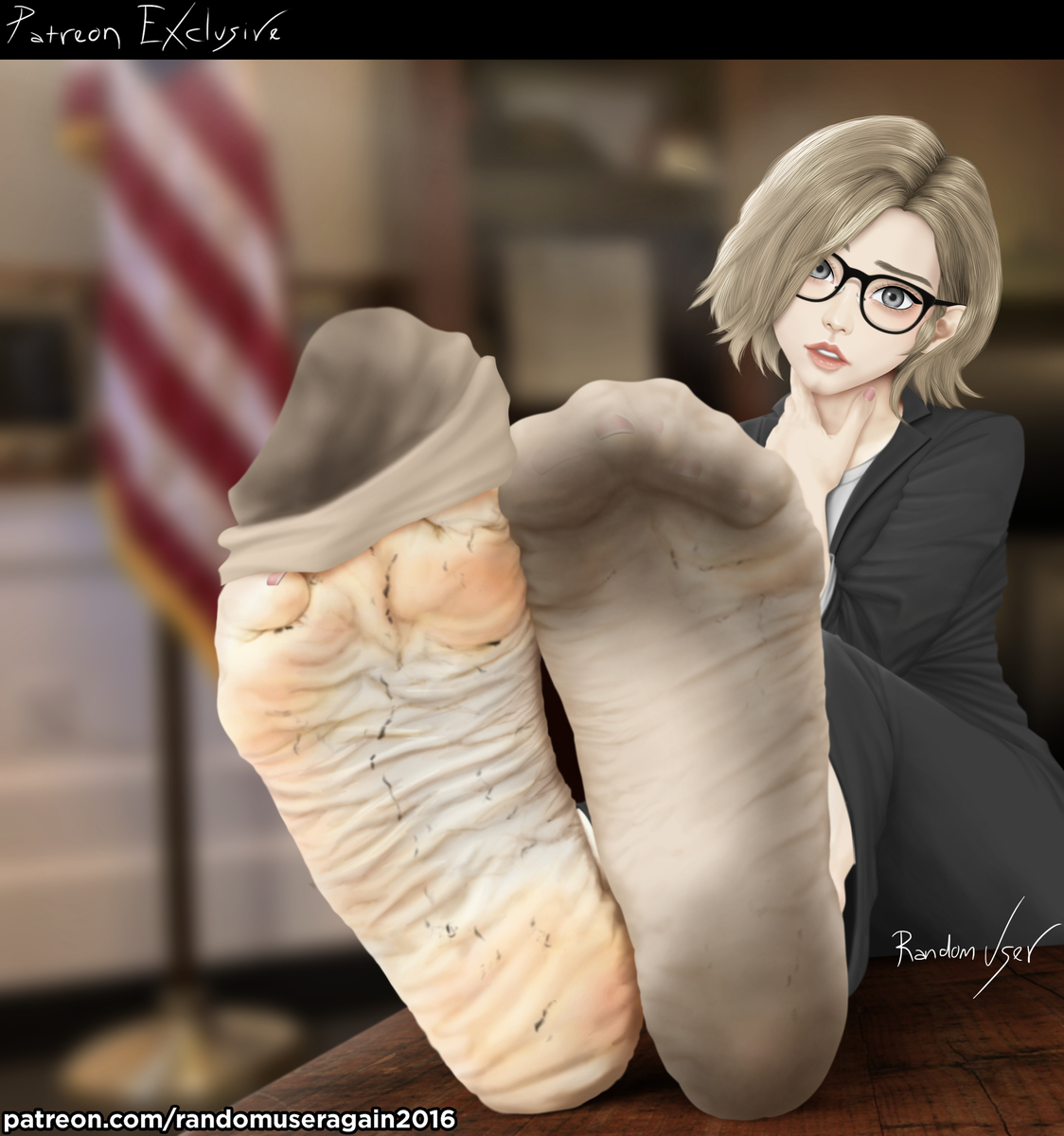 This is a pixiv picture whose title is Grace Ashcroft feet.