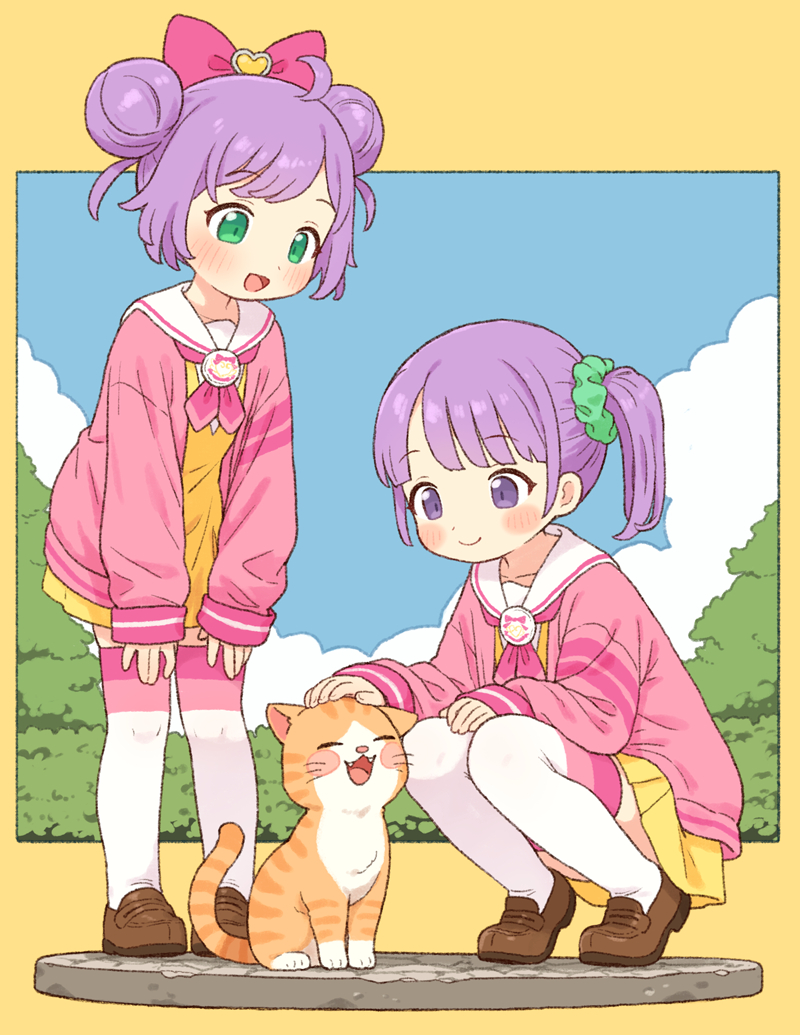 This is a pixiv picture whose title is 真中姉妹.