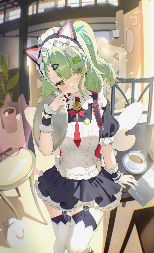 This is a pixiv picture whose title is 🐱.