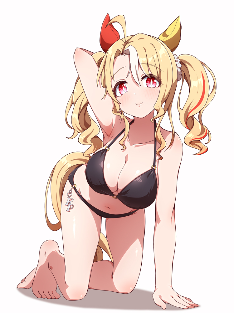 This is a pixiv picture whose title is 水着フサイチパンドラ.