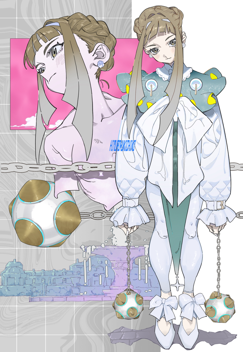 This is a pixiv picture whose title is ロイヤル鉄球ちゃん.