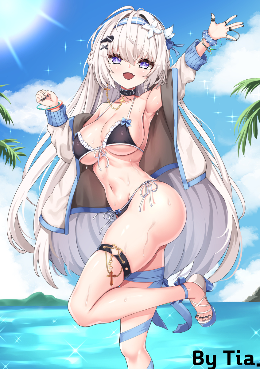 This is a pixiv picture whose title is Swimsuit Terri.