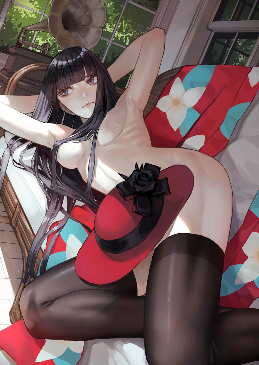 This is a pixiv picture whose title is 偽りの雅.