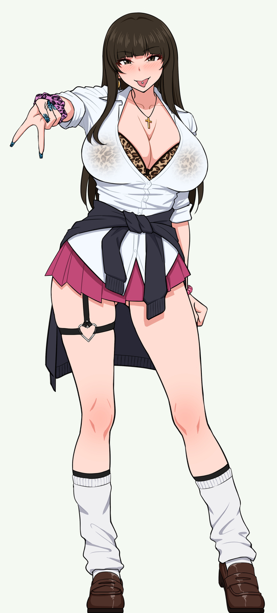 This is a pixiv picture whose title is ギャルしぽりん.