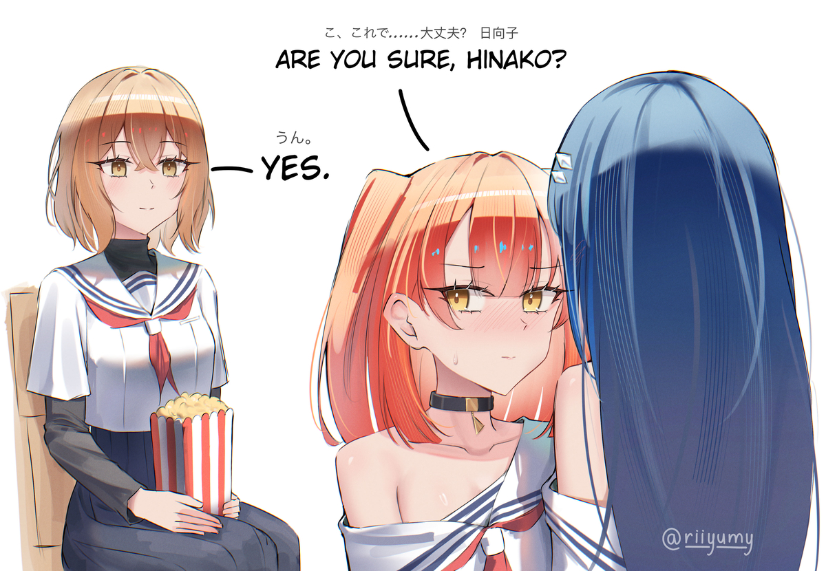 This is a pixiv picture whose title is 🦊🐟.