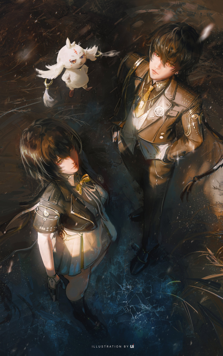 This is a pixiv picture whose title is Rover - Golden Spark.