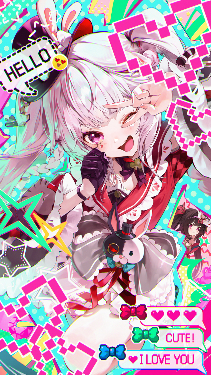This is a pixiv picture whose title is 火花.