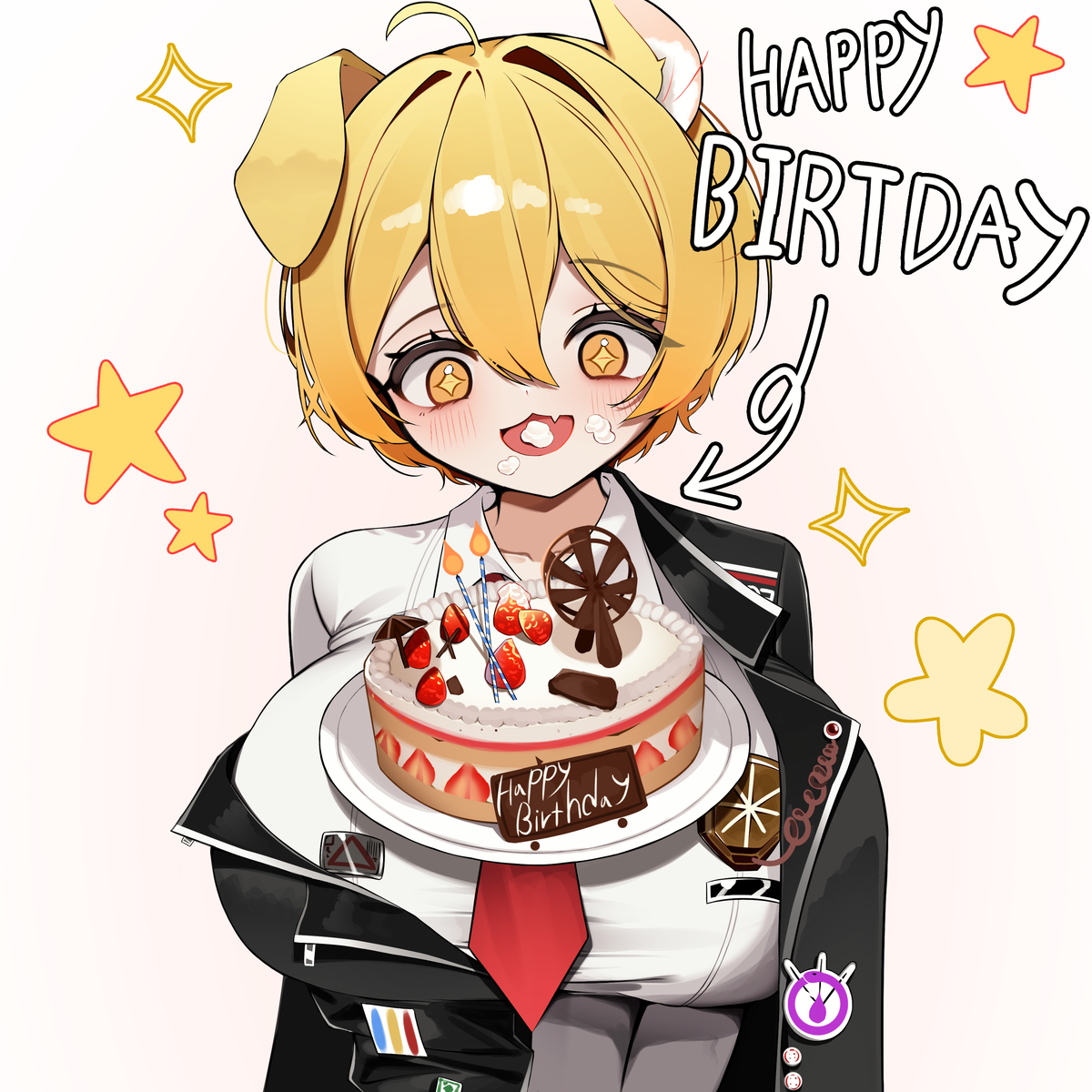 This is a pixiv picture whose title is Happy Birthday.