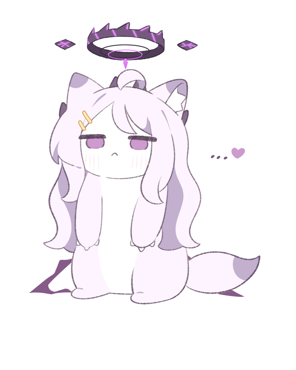 This is a pixiv picture whose title is ヒナイタチ 💜.