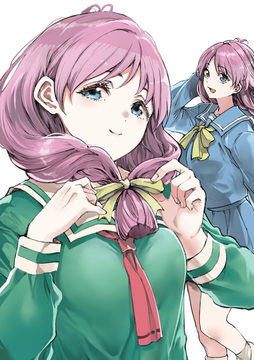 This is a pixiv picture whose title is 白雪姉妹.