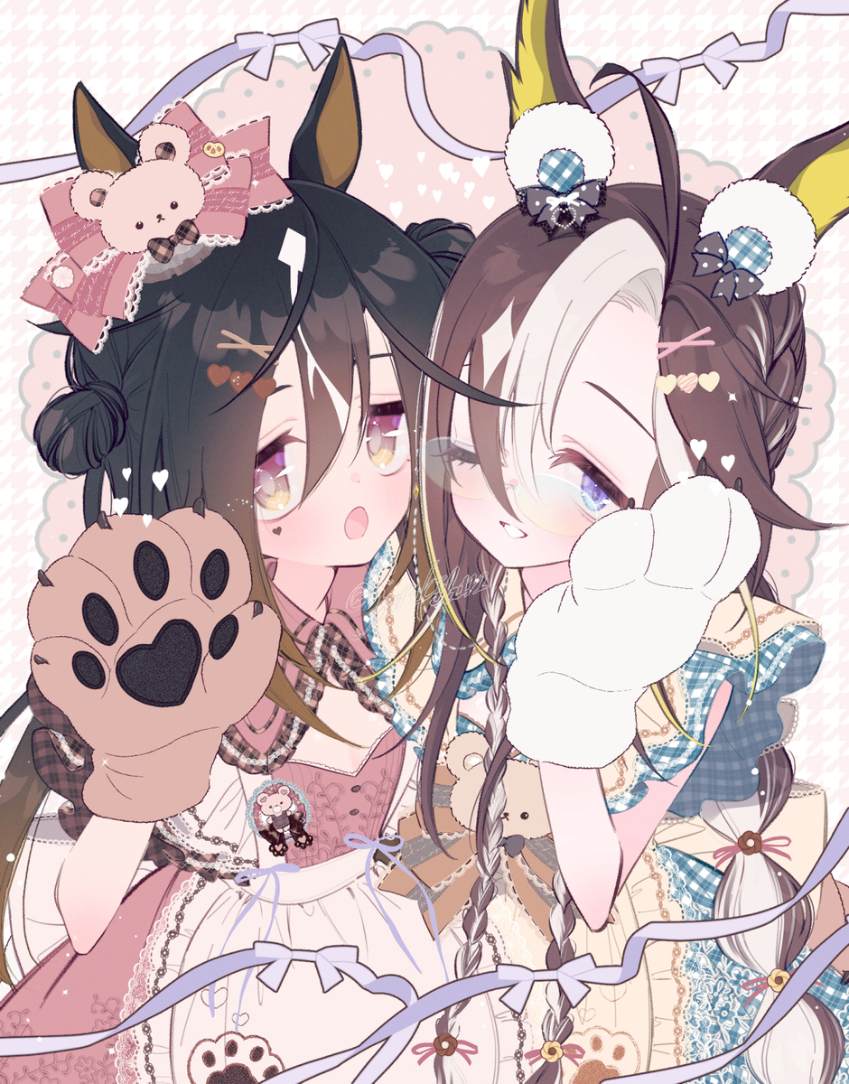 This is a pixiv picture whose title is 𝙺𝚄𝙼𝙰𝙼𝚄𝚂𝚄𝙼𝙴…!?.