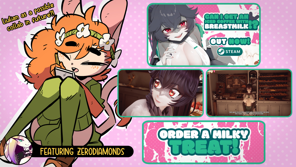 This is a pixiv picture whose title is Coffee With Breastmilk (PROMO).