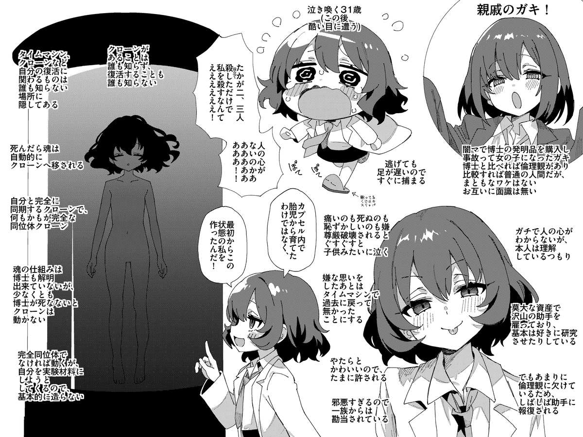 This is a pixiv picture whose title is 今日の博士.