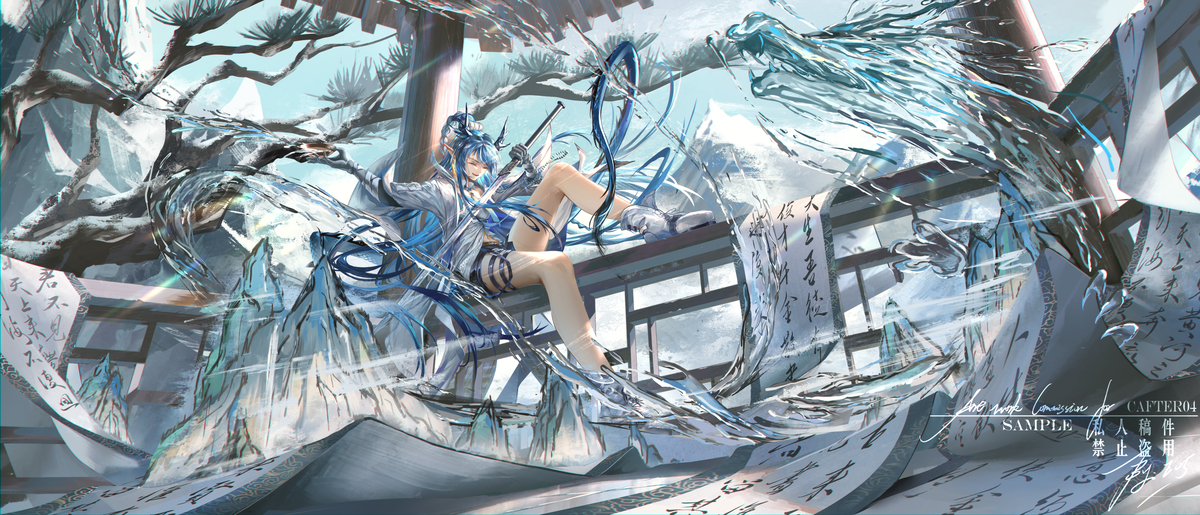 This is a pixiv picture whose title is 大梦一场三千载.