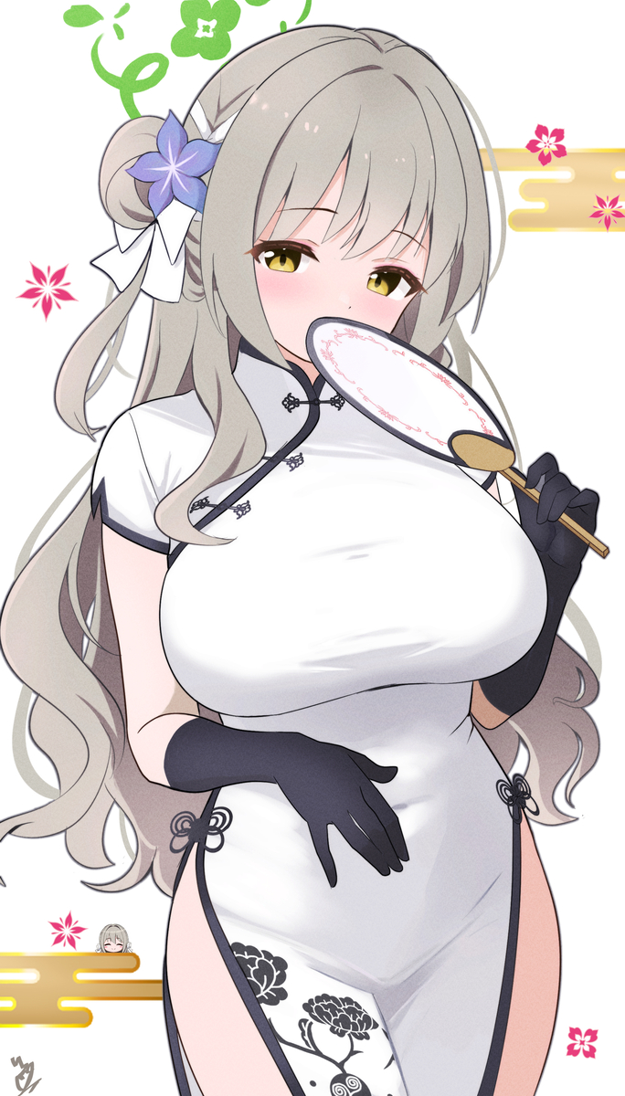 This is a pixiv picture whose title is チーパオミヨ.