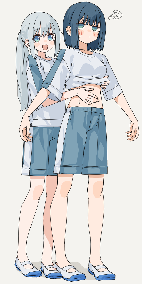 This is a pixiv picture whose title is ちゃんと痩せたか見てあげるね！.