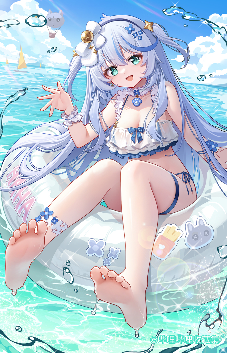 This is a pixiv picture whose title is 静海漂流 艾尔莎.