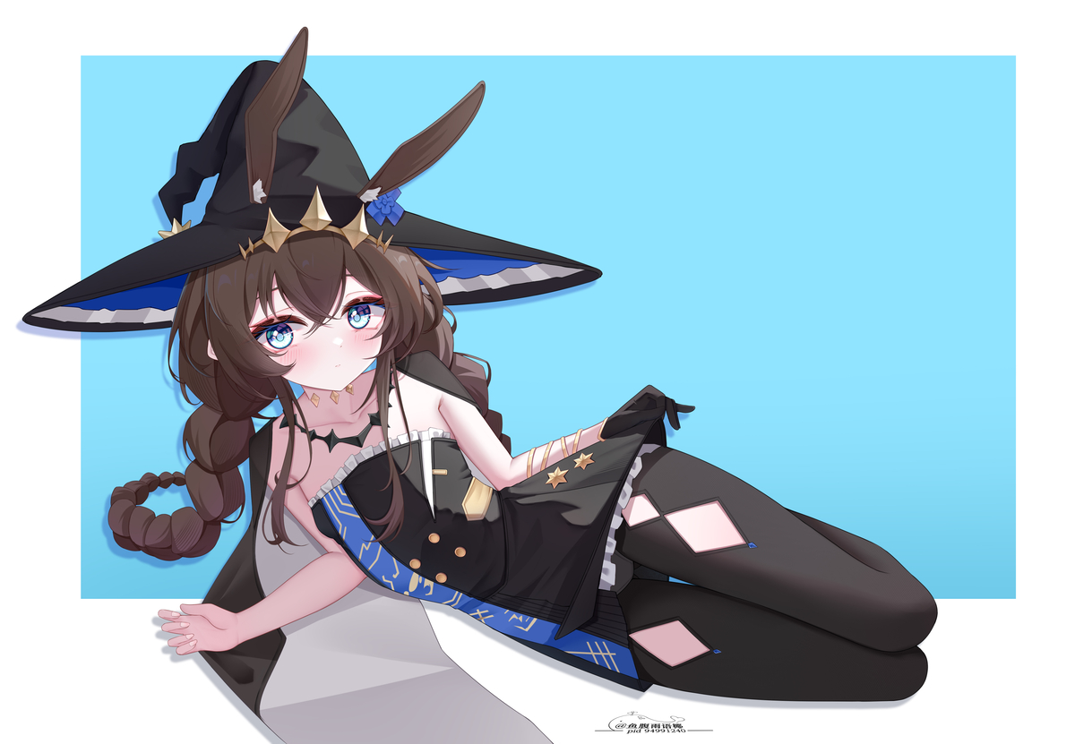 This is a pixiv picture whose title is 阿米娅アーミヤ(アークナイツ).