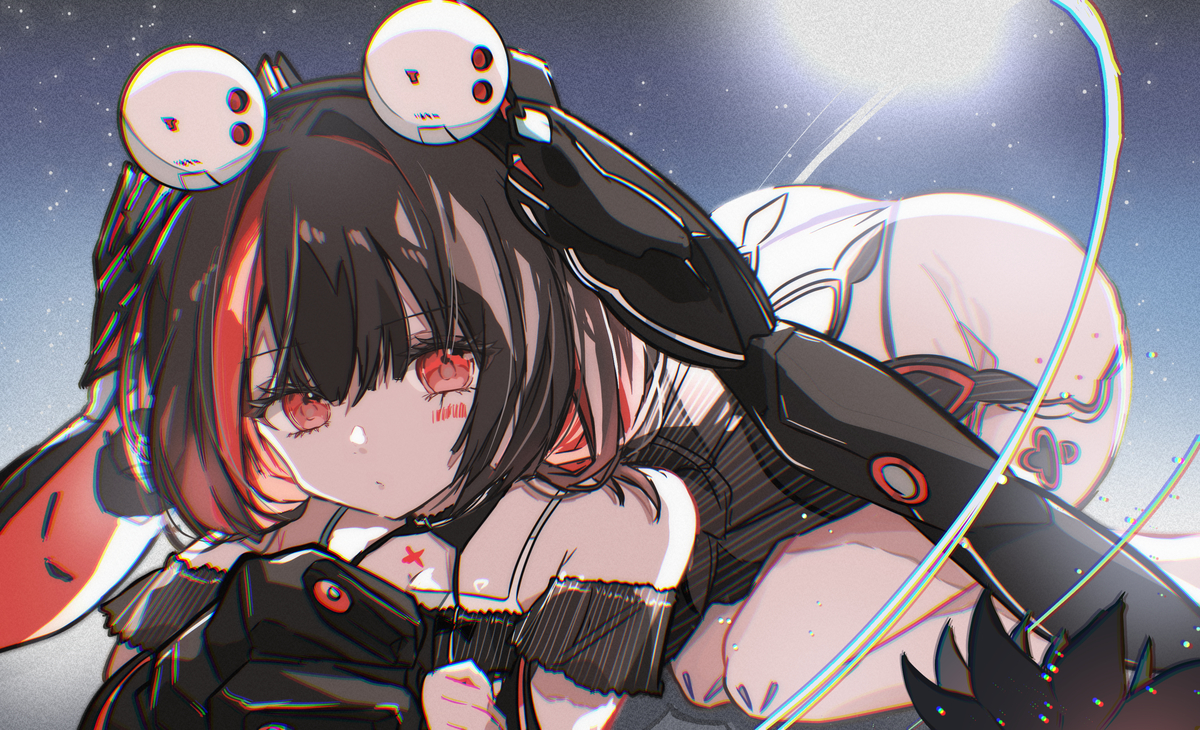 This is a pixiv picture whose title is あの日の夜空.