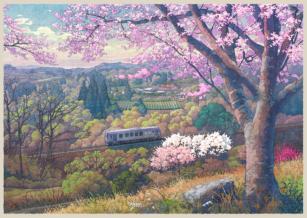 This is a pixiv picture whose title is 萌春百色.