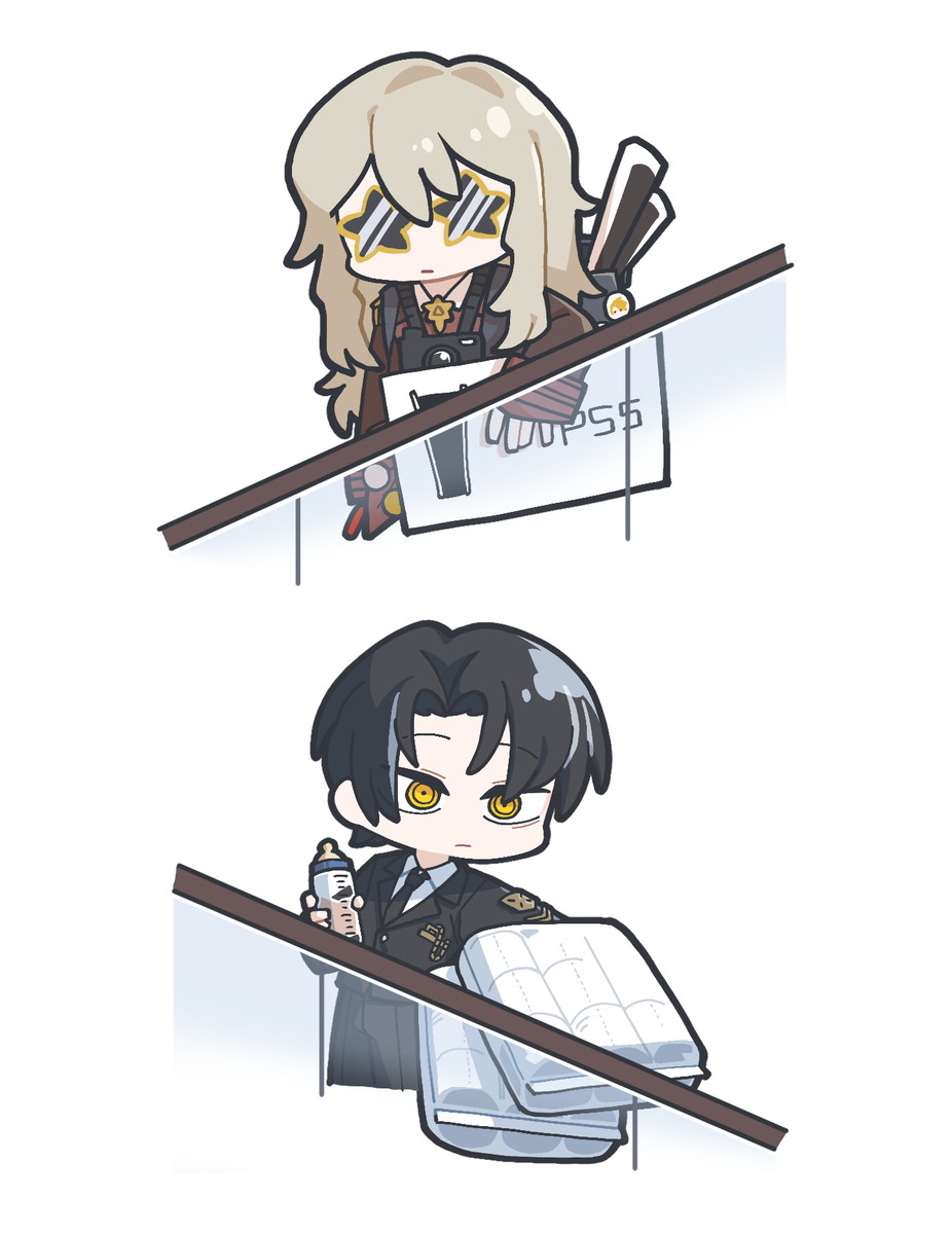 This is a pixiv picture whose title is 아빠들.